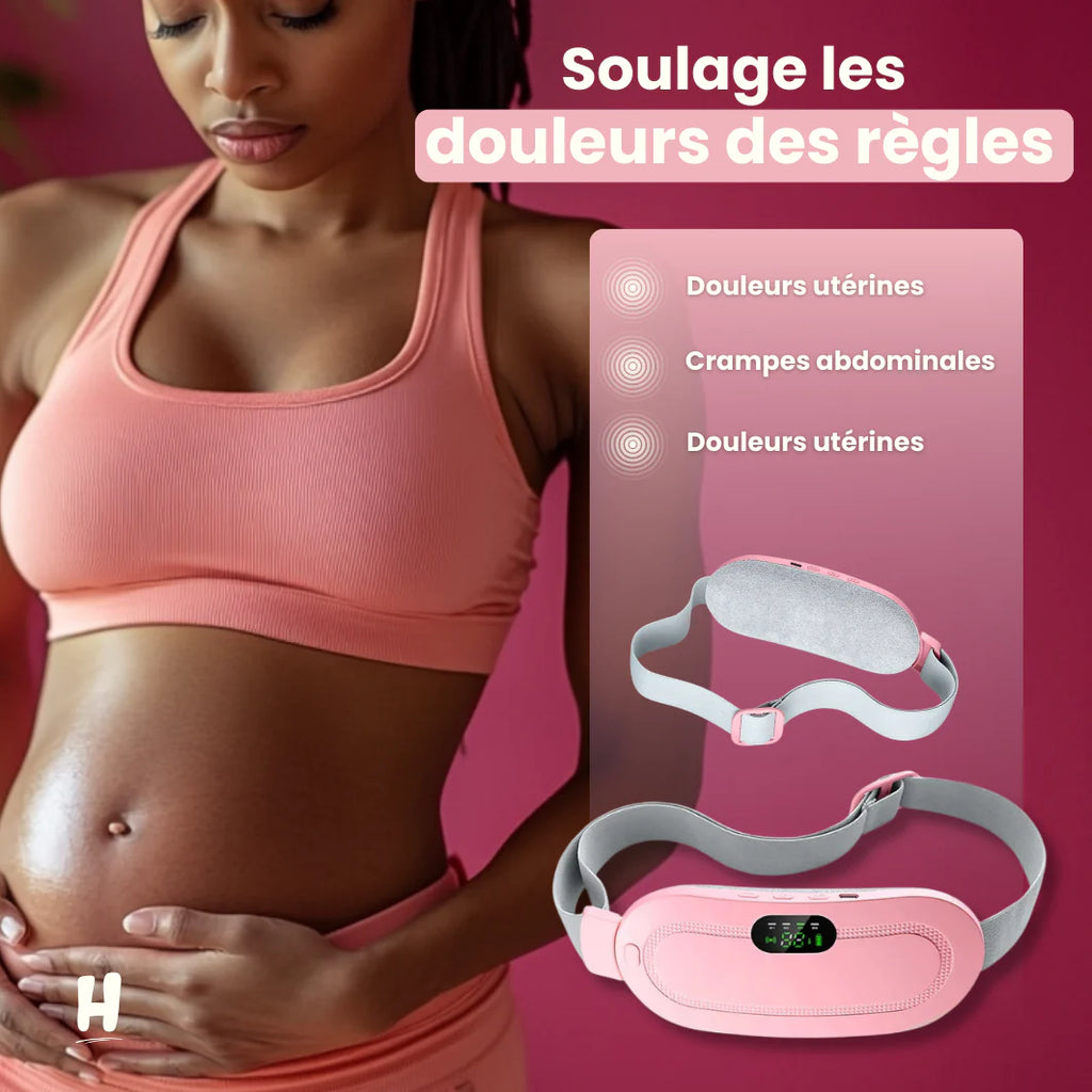 Ceinture Lombaire Chauffante — Adieu les Douleurs de Règles 🌸