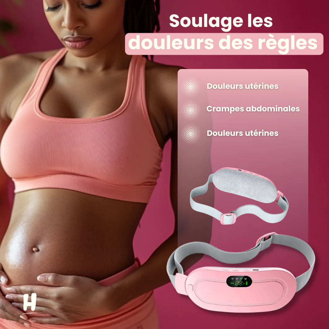 Ceinture Lombaire Chauffante — Adieu les Douleurs de Règles 🌸