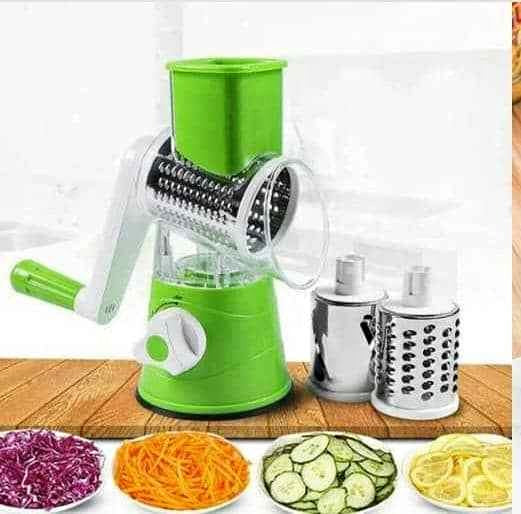 Découpeur de Légumes à Manivelle Multifonction — Cuisinez 3x Plus Vite