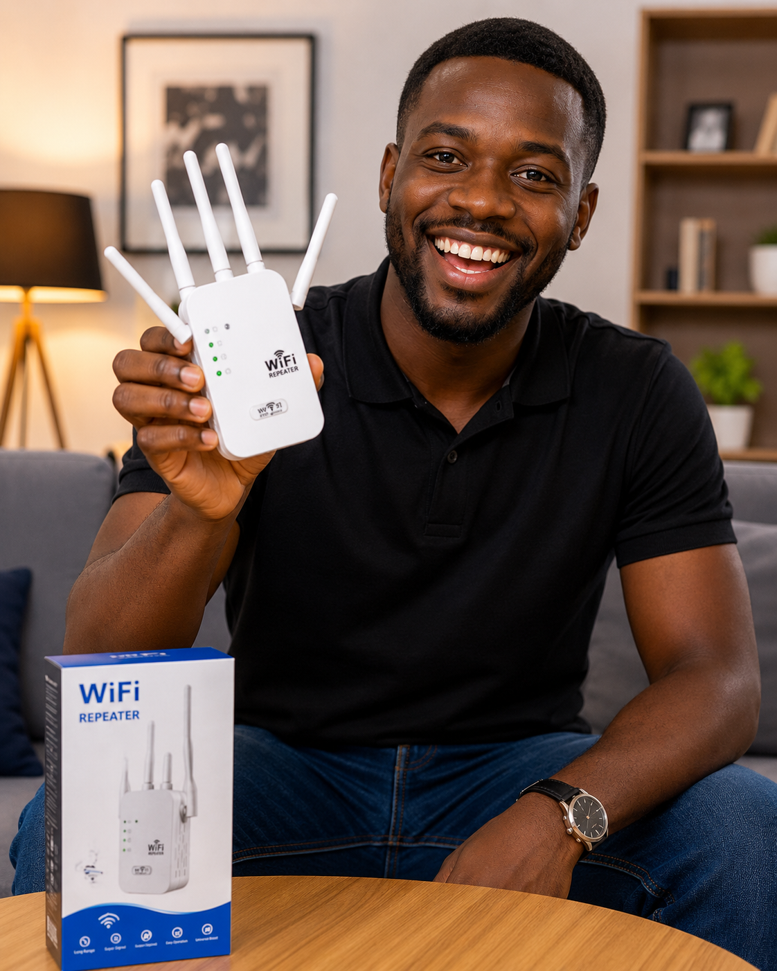 Répéteur WiFi Ultra Puissant — 📡 Internet Partout dans Ta Maison