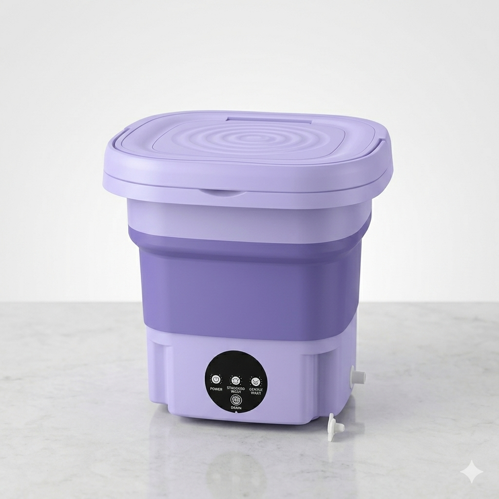Mini Machine à Laver Portable — Fini le Lavage à la Main