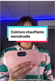 Ceinture Lombaire Chauffante — Adieu les Douleurs de Règles 🌸